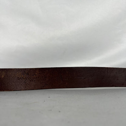 90s Banana Republic Brown Leather Belt- 40"