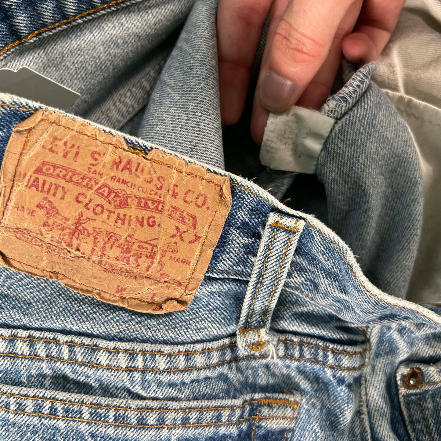 80s Levi's 501 Denim- 31x33