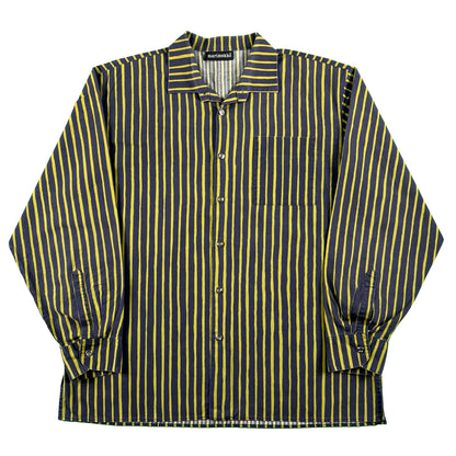 90s Striped marimekko Shirt- XL