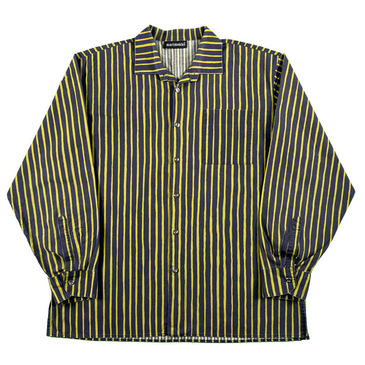 90s Striped marimekko Shirt- XL