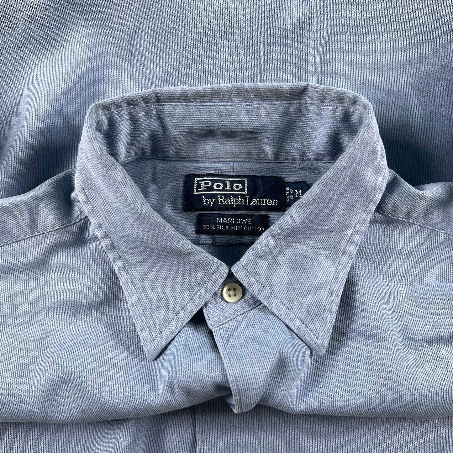 90s Polo Ralph Lauren 'Marlowe' Silk Shirt- M