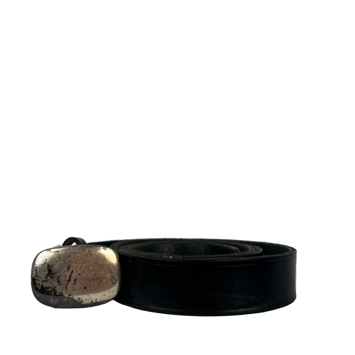 90s L.L. Bean Black Leather Belt- 36"