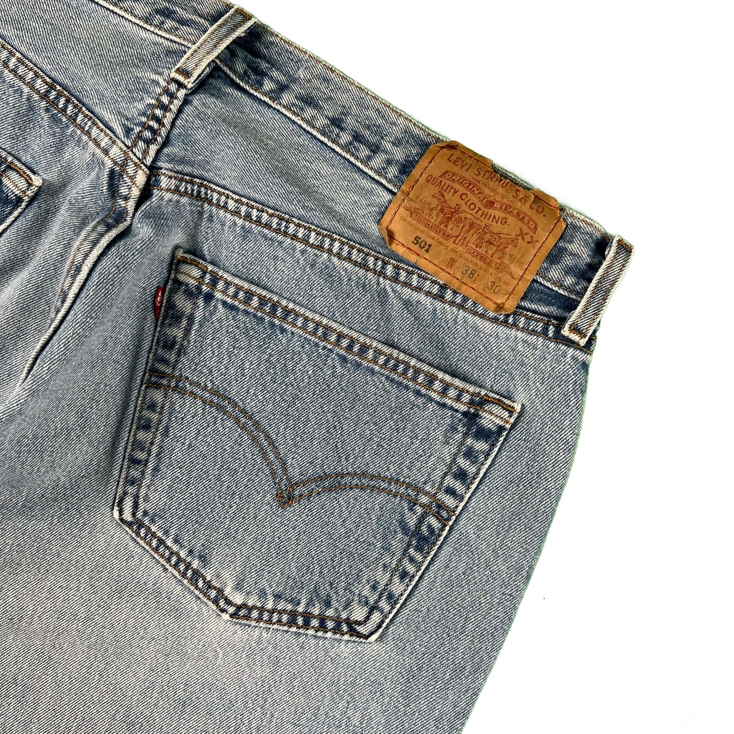 90s Levi's 501 Denim- 35x29