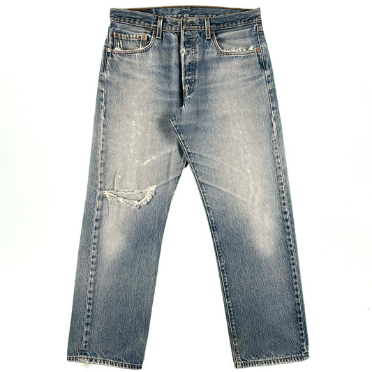 90s Perfectly Worn Levi's 501 Denim- 33x30.5