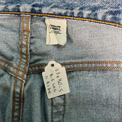 90s Perfectly Worn Levi's 501 Denim- 33x30.5