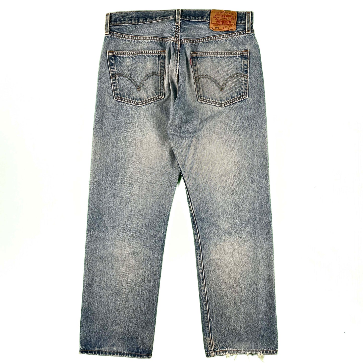 90s Perfectly Worn Levi's 501 Denim- 33x30.5
