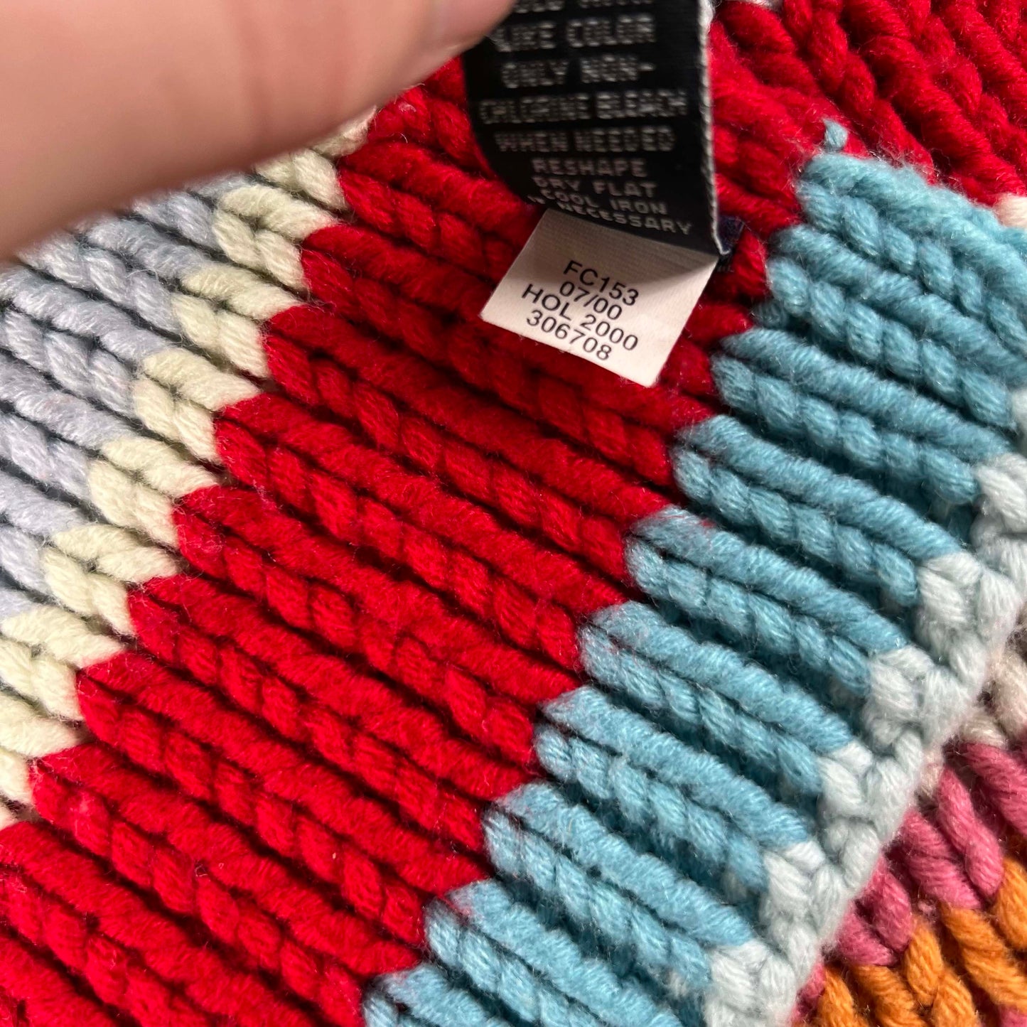 2000 Gap Big Chunky Knit Scarf