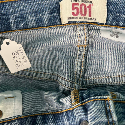 00s Perfectly Worn Painter's Levi's 501 Denim- 37x30