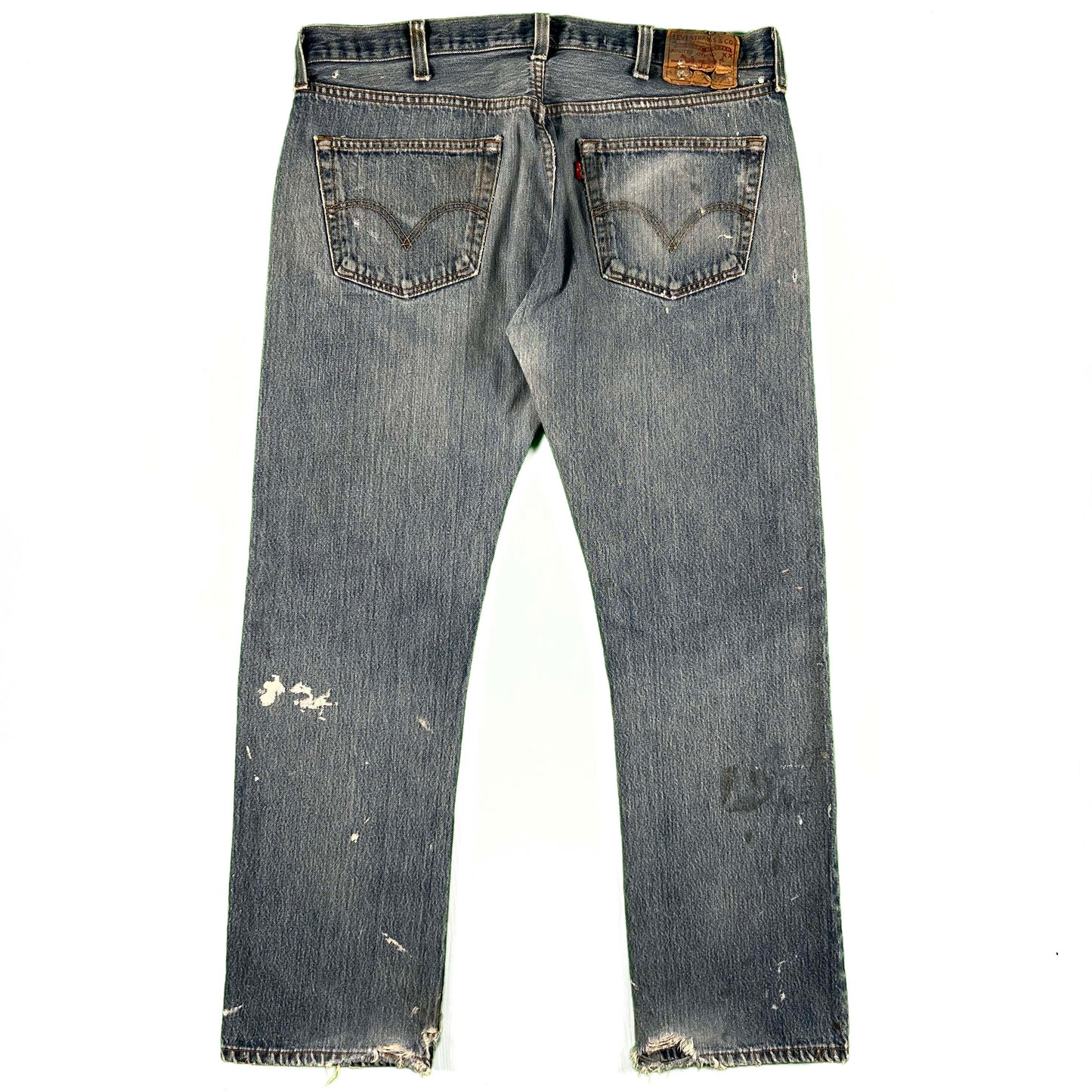 00s Perfectly Worn Painter's Levi's 501 Denim- 37x30