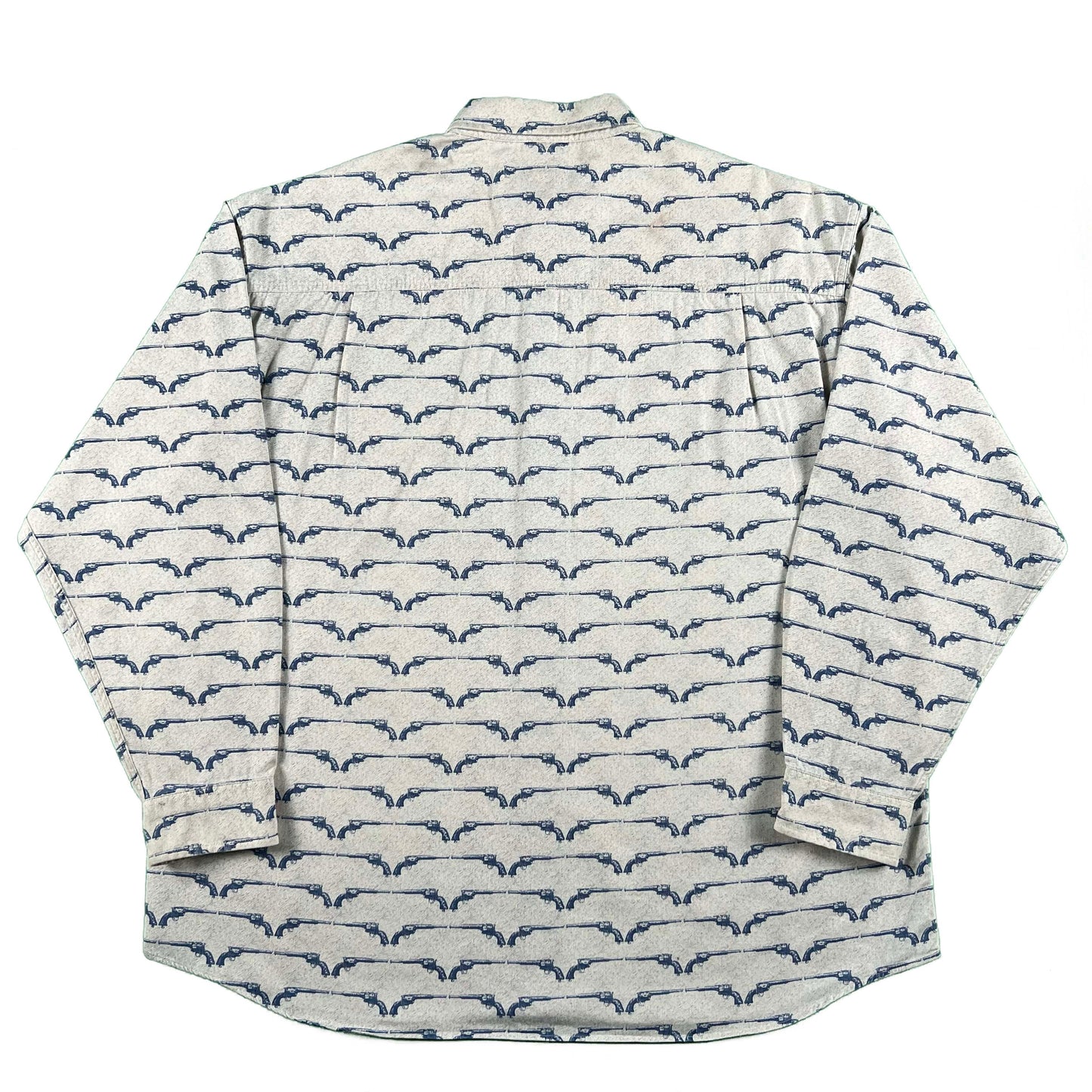 90s/00s Barn Fly Revolver Shirt- L