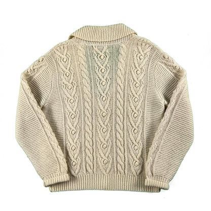 80s L.L. Bean Fisherman's Knit Cardigan- M