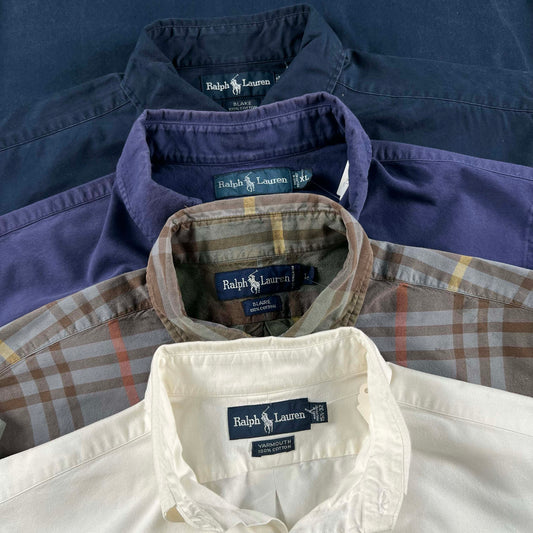Vintage Ralph Lauren 100% Cotton Button Up Shirts- SELECT SHIRT