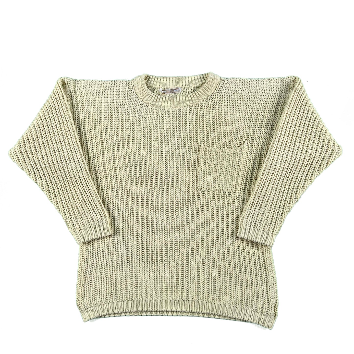 70s Brooks Brothers Cotton Pocket Sweater- M