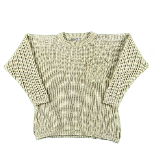 70s Brooks Brothers Cotton Pocket Sweater- M