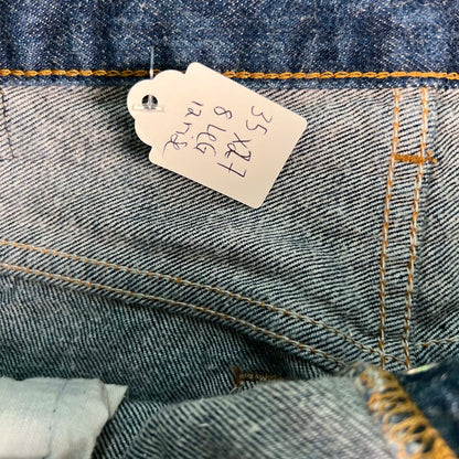 80s Levi's 501 Dark Wash Denim- 35x27