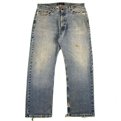 00s Polo Jeans Co Ralph Lauren Baggy Heel Bite Denim- 35x32