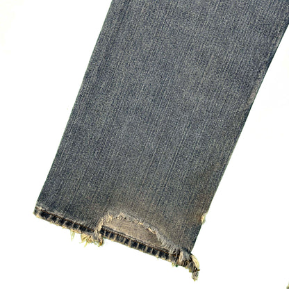 00s Polo Jeans Co Ralph Lauren Baggy Heel Bite Denim- 35x32