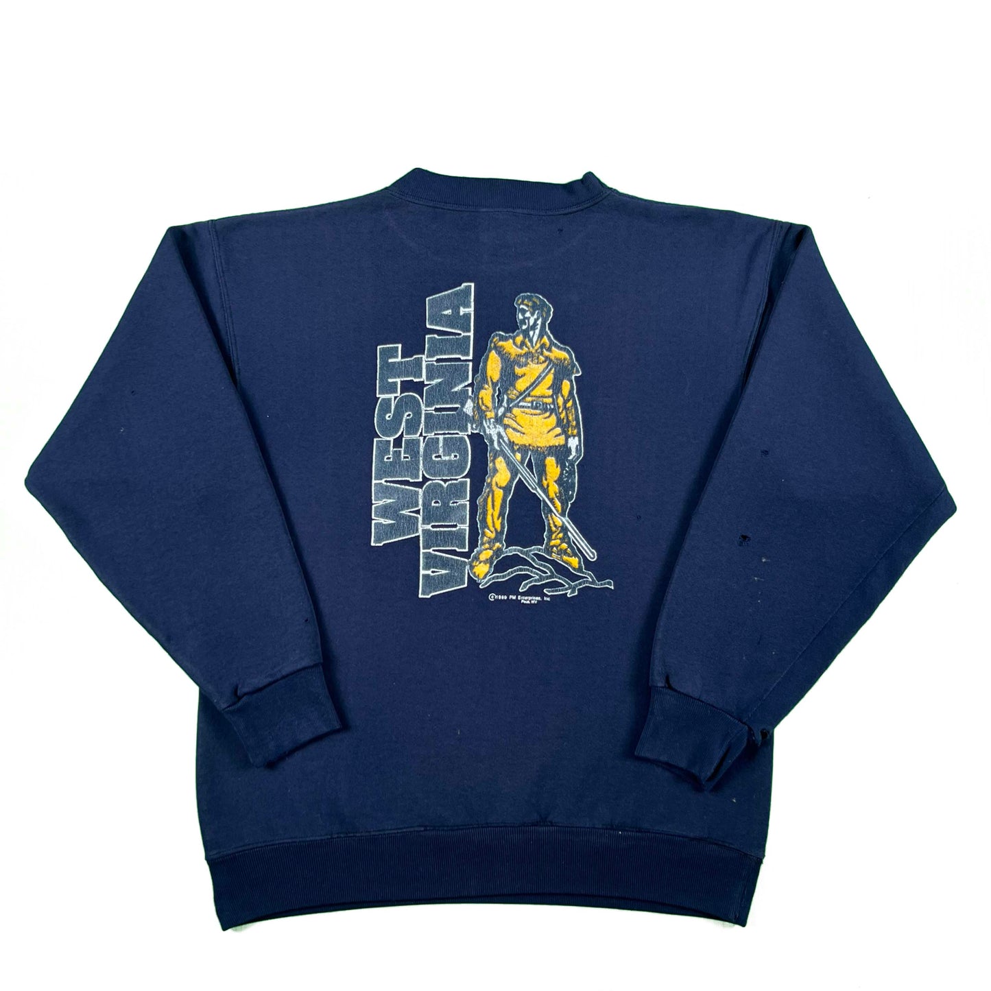 80s West Virginia University Sweatshirt- XL