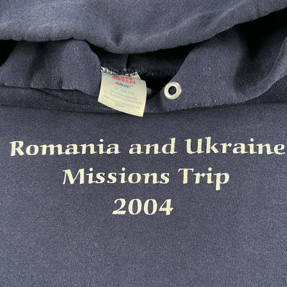 00s Romania and Ukraine Missions Trip Hoodie- XXL