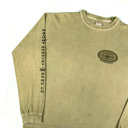 00s Haight Ashbury Long Sleeve Weed Tee- S