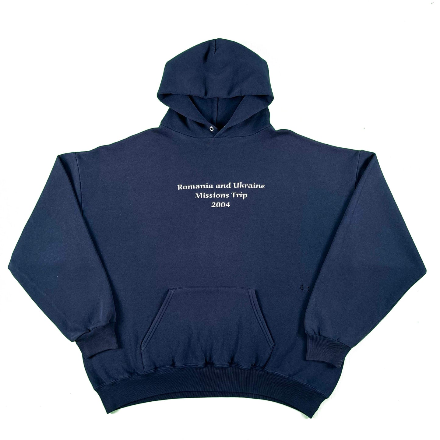 00s Romania and Ukraine Missions Trip Hoodie- XXL