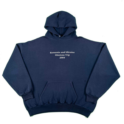 00s Romania and Ukraine Missions Trip Hoodie- XXL