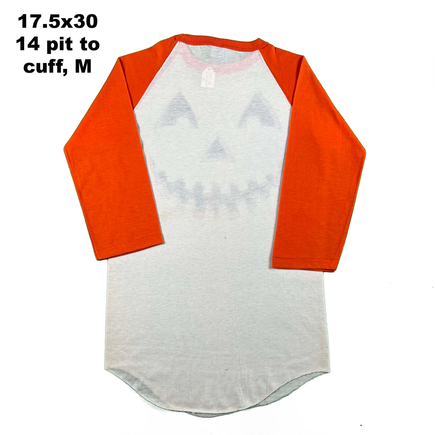 70s Raglan Cut Jack O'Lantern Tees- SELECT TEE