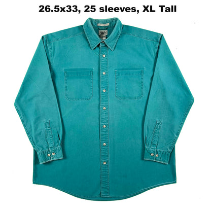 Vintage L.L. Bean 100% Cotton Button Up Shirts- SELECT SHIRT