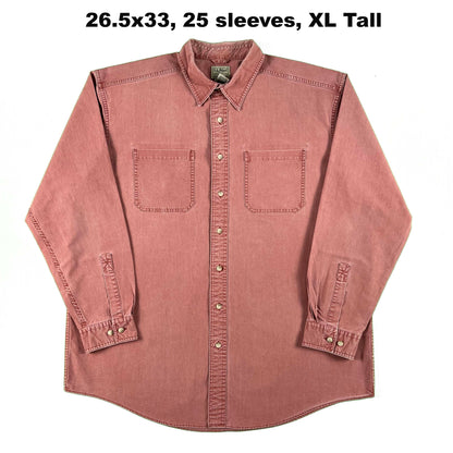 Vintage L.L. Bean 100% Cotton Button Up Shirts- SELECT SHIRT