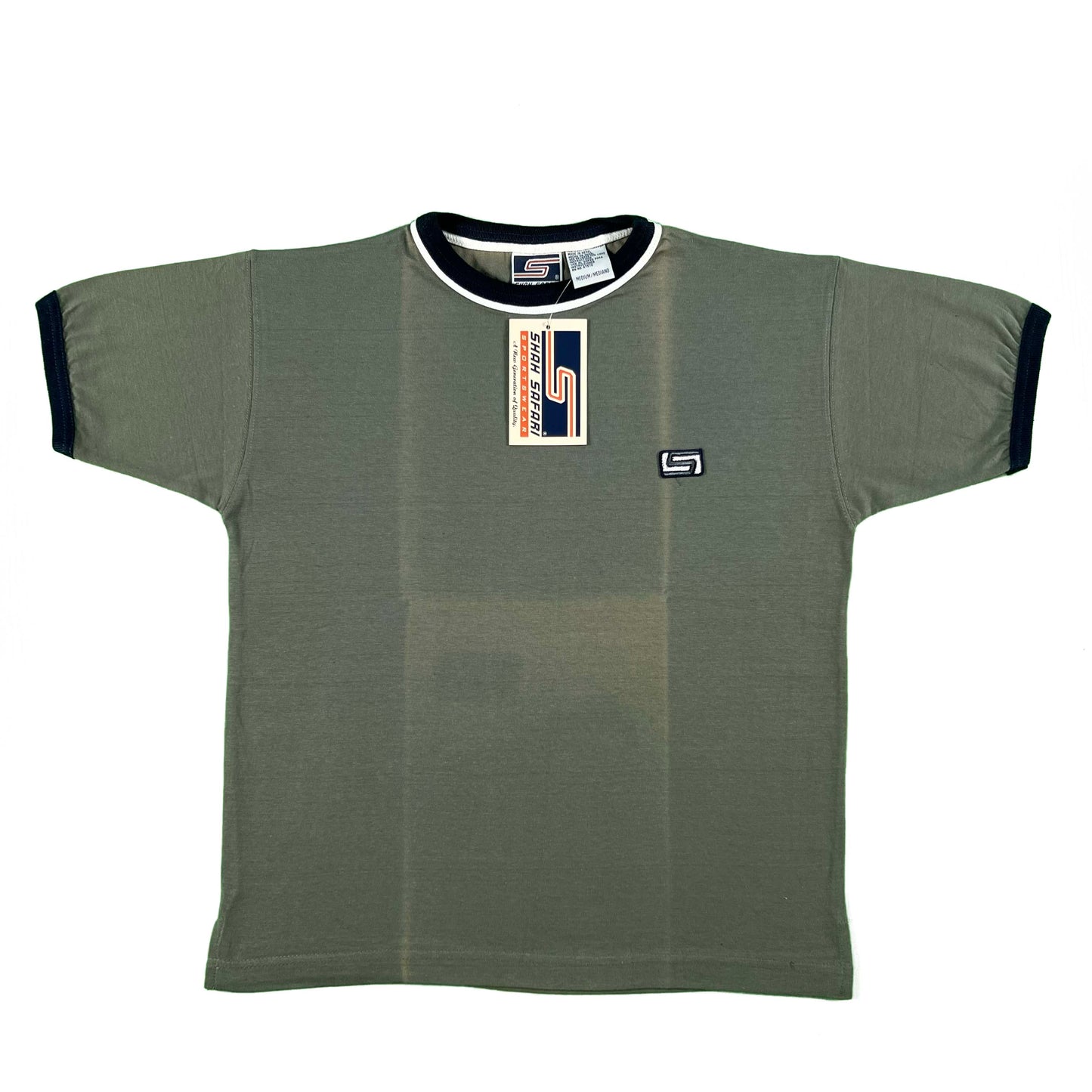 90s JcPenney 'Shah Safari' Ringer Tees- M