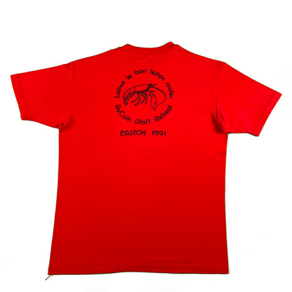1991 Easton Louisiana Crawdad Retreat Tees- SELECT TEE