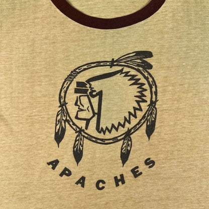 70s Paper Thin Apaches Ringer Tee- M