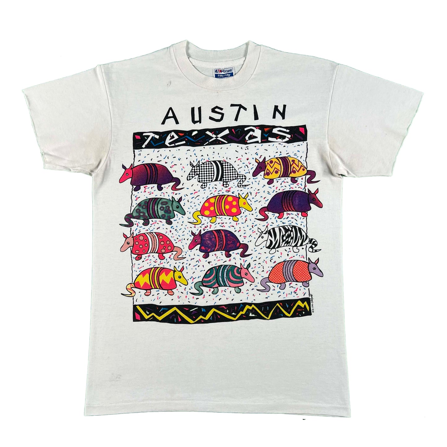 90s Austin Texas Armadillos Tee- M