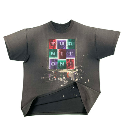 90s Perfectly Sun Faded Voice Messaging Tee- XL