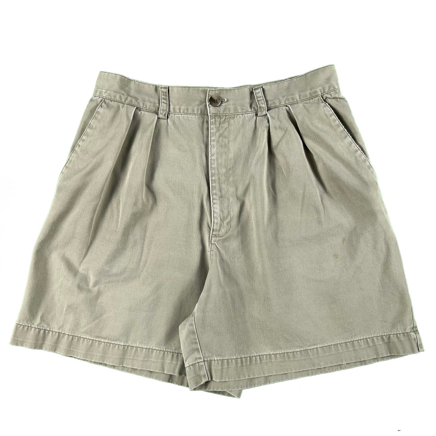 90s Gap Khakis Pleated Shorts- 30x5.5