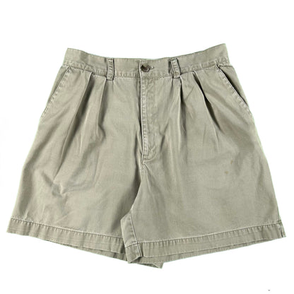 90s Gap Khakis Pleated Shorts- 30x5.5
