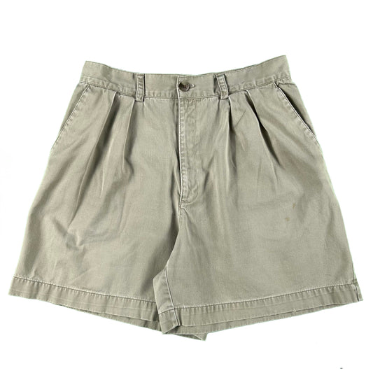 90s Gap Khakis Pleated Shorts- 30x5.5