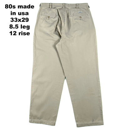 Vintage Polo by Ralph Lauren Cotton Chino Pants- SELECT PAIR
