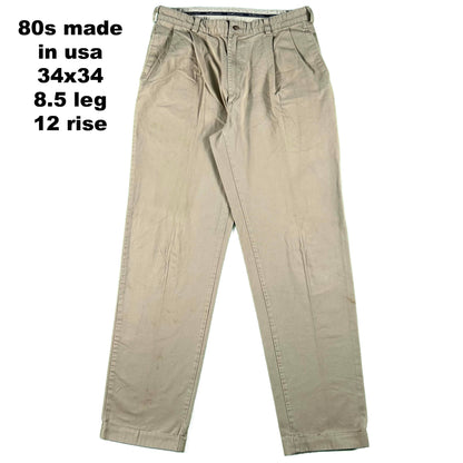 Vintage Polo by Ralph Lauren Cotton Chino Pants- SELECT PAIR