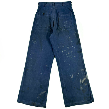 50s Moleskin Painter's Fatigue Flares- 27x27.5