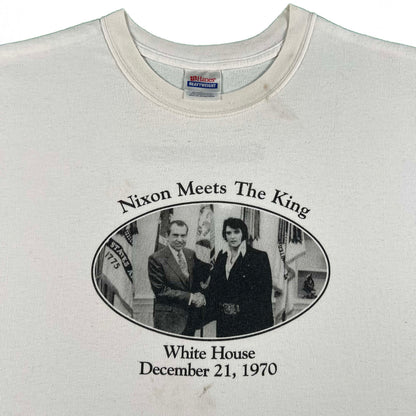 00s Nixon Meets the King NewsMax Tee- XXL