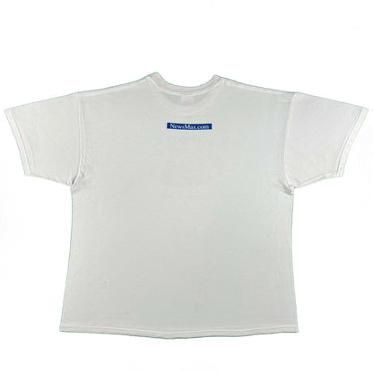 00s Nixon Meets the King NewsMax Tee- XXL