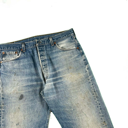 90s Perfectly Worn Levi's 501 Denim- 35x31