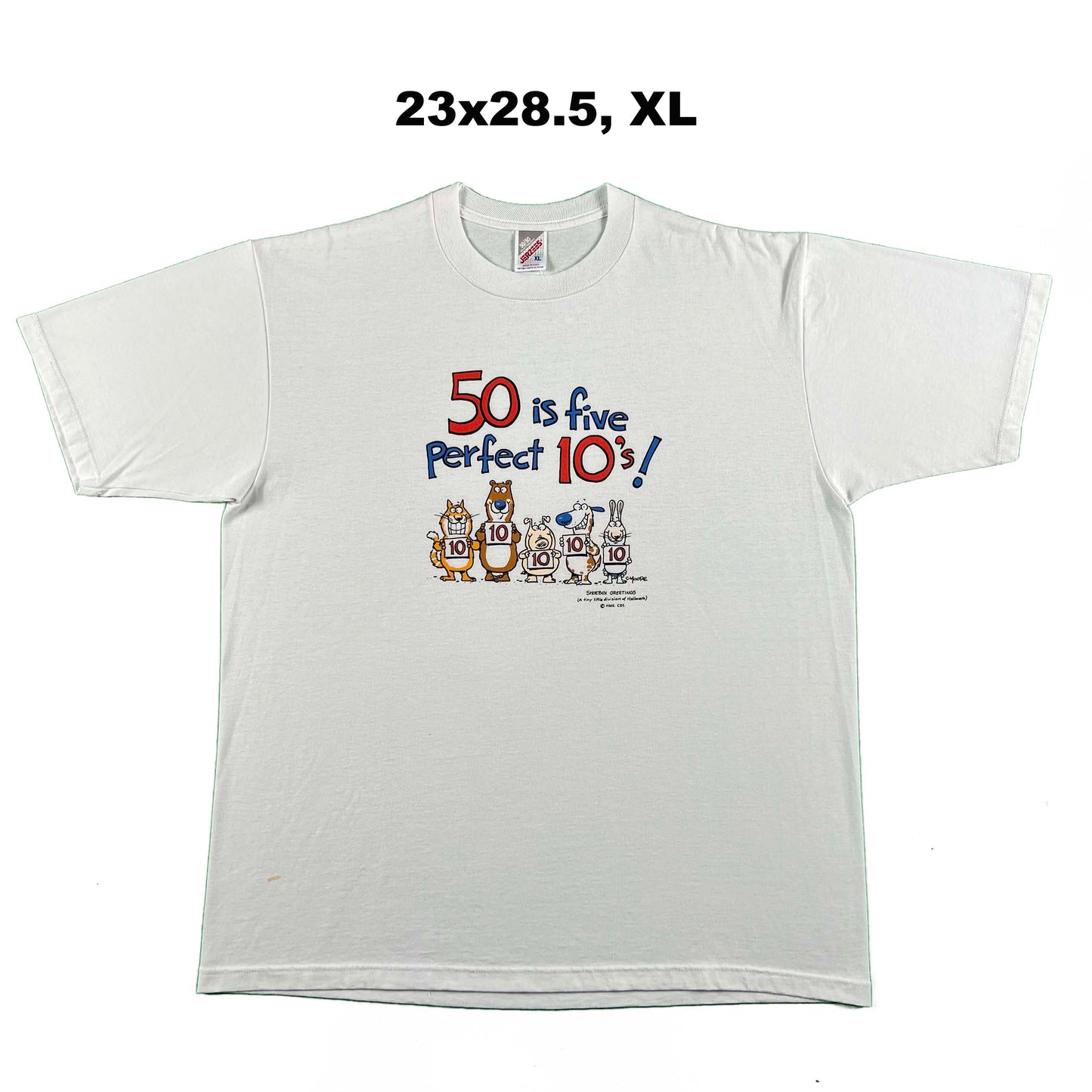 80s/90s 'A tiny little division of Hallmark' Shoebox Greetings Tees- SELECT TEE