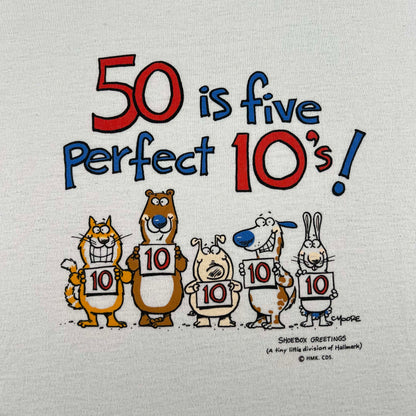 80s/90s 'A tiny little division of Hallmark' Shoebox Greetings Tees- SELECT TEE