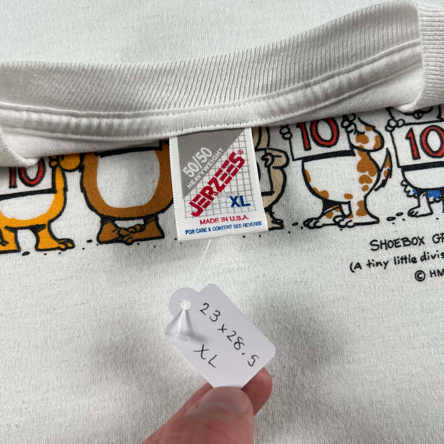 80s/90s 'A tiny little division of Hallmark' Shoebox Greetings Tees- SELECT TEE