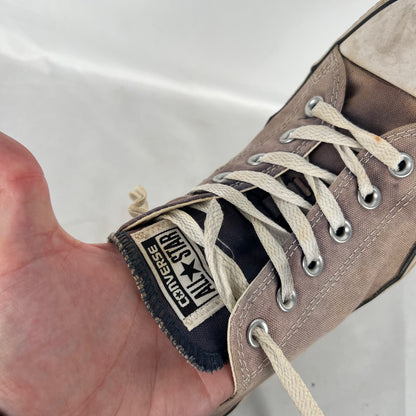 Sun Faded Navy Blue/Grey Converse- M's 8, W's 9.5