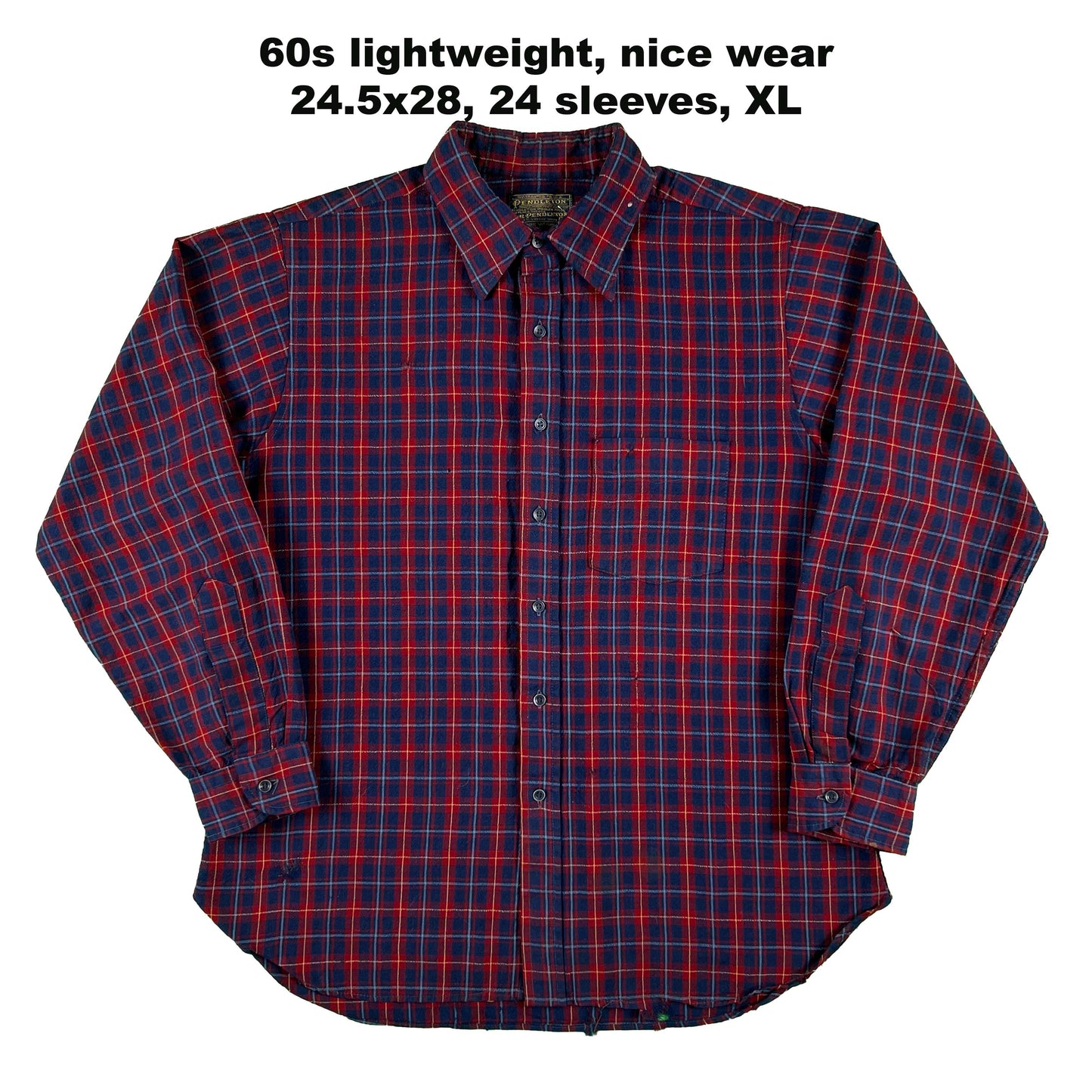 70s/80s Pendleton Wool Plaid Flannel Shirts- SELECT SHIRT