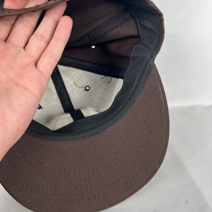 70s Illinois Statie Sun Faded Brown Trucker Hat