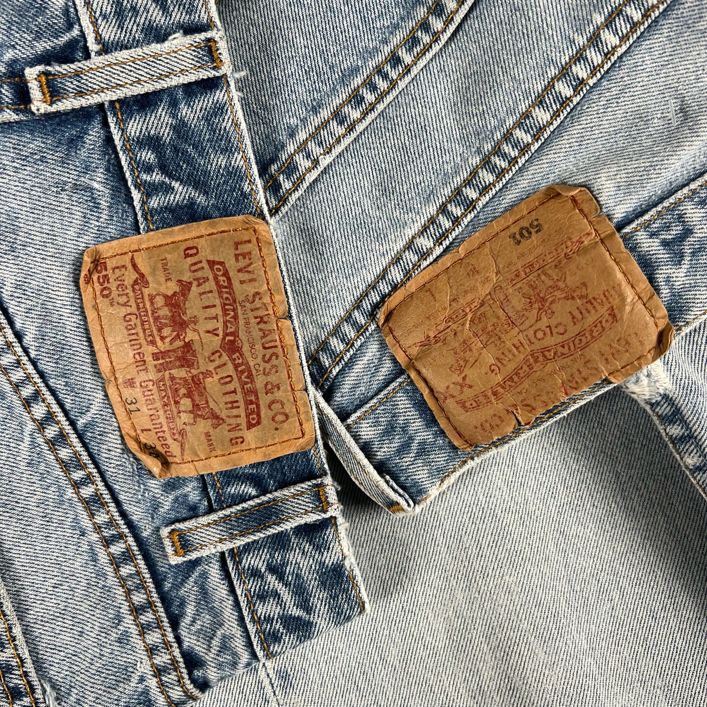 90s Levi's 501/550 2 Pack-(30x33,30x32)